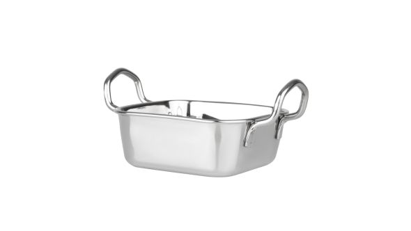Olympia Table Presentation Square Dish Stainless Steel 115x115mm TW-V M