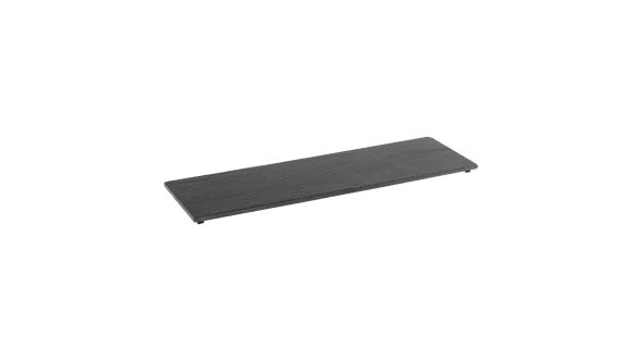 APS Natural Slate Tray GN 2/4 Black 530x162mm 1002