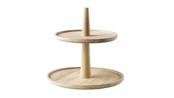 APS Valo Two-Tier Wooden Tray 300x280mm 14013