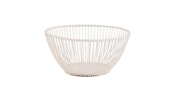 APS Svart Basket White 175x80mm 30425