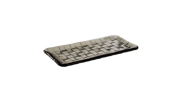 APS Takashi Sushi Board French Grey Glass 260x130mm 40903