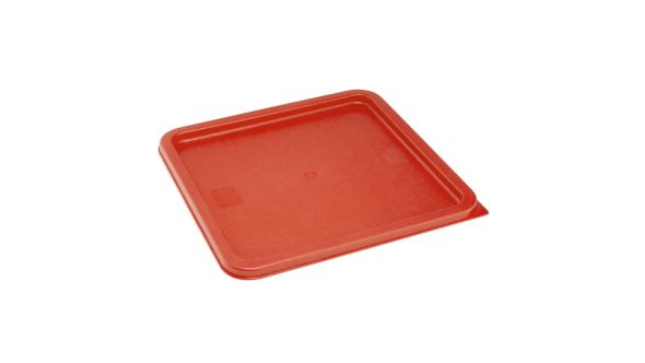 Hygiplas Square Food Storage Container Lid Red Large