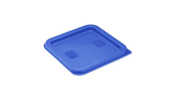 Hygiplas Square Food Storage Container Lid Blue Small