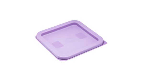 Hygiplas Square Food Storage Container Lid Purple Small