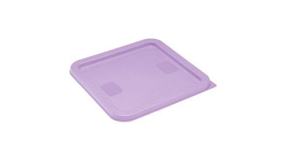Hygiplas Square Food Storage Container Lid Purple Medium