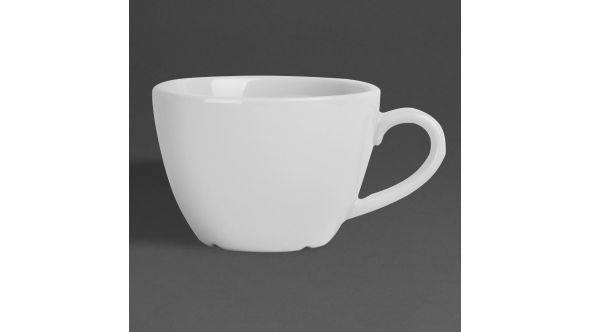 Olympia Whiteware Flat White Cups 170ml (12 Pack) 8737A