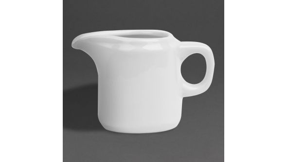 Olympia Whiteware Handled Jugs 130ml (12 Pack) 11539
