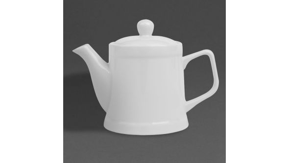Olympia Whiteware Pier Teapots 500ml (2 Pack) RT1389-7-EI