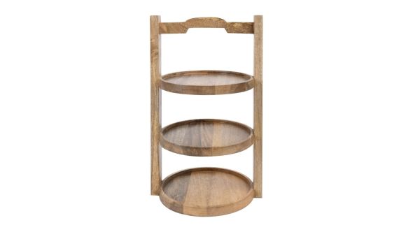 Olympia 3-Tier Stand Mango Wood for 200mm Plates PE-15032 LARGE