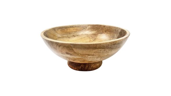 Olympia Footed Bowl Mango Wood 280mm 21208 S