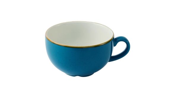 Churchill Stonecast Java Blue Cafe Cappuccino Cups 355ml (12 Pack) SNTSCB281