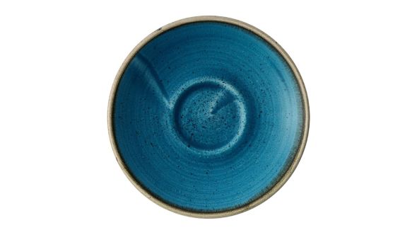 Churchill Stonecast Java Blue Cafe Espresso Saucers 115mm (12 Pack) SNTSESS 1