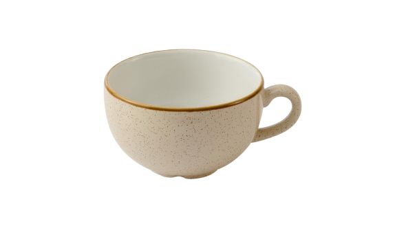 Churchill Stonecast Nutmeg Cream Cafe Cappuccino Cups 355ml (12 Pack) SNMSCB281