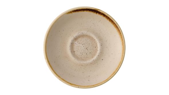 Churchill Stonecast Nutmeg Cream Cafe Espresso Saucers 115mm (12 Pack) SNMSESS 1