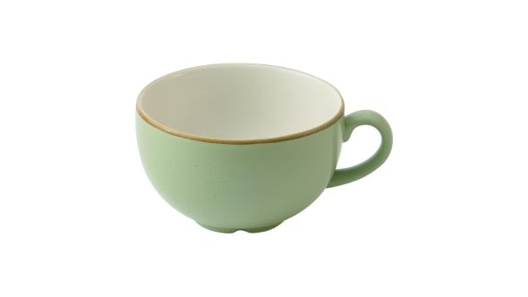 Churchill Stonecast Sage Green Cafe Cappuccino Cups 355ml (12 Pack) SSASCB281