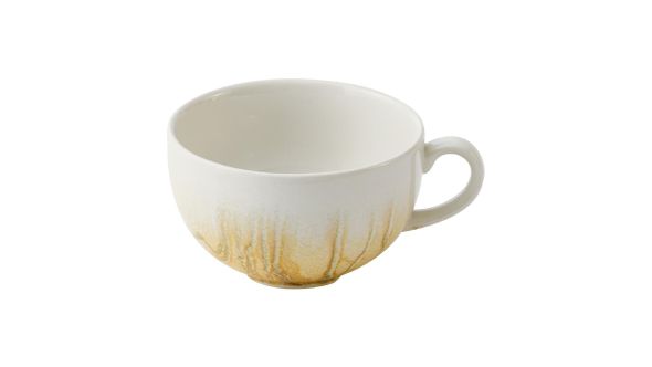 Churchill China Tide Gold Cafe Cappuccino Cups 355ml (12 Pack) TDGDCB281