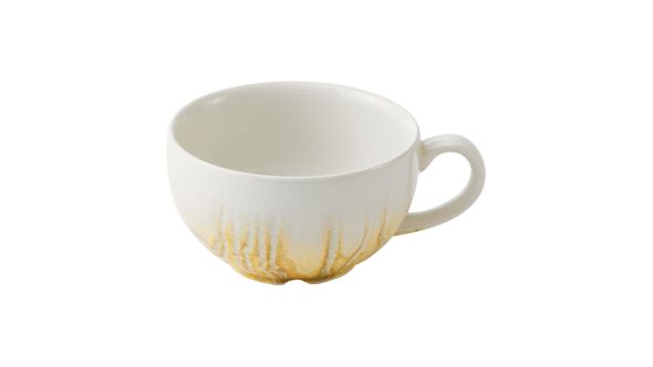 Churchill China Tide Gold Cafe Cappuccino Cups 236ml (12 Pack) TDGDCB201