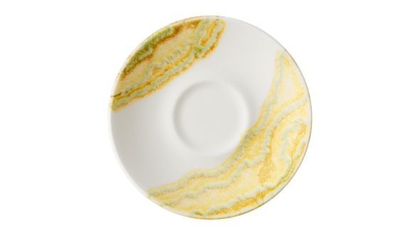 Churchill China Tide Gold Espresso Saucers 115mm (12 Pack) TDGDESS 1