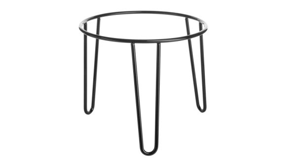 Olympia Non-Slip Riser Round Black Wire 210x180mm W160100