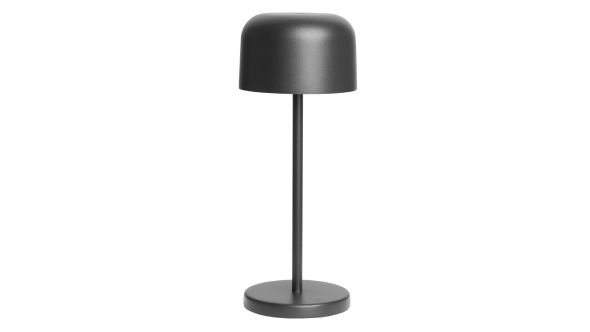 Olympia Siena Table Lamp Round Dome Black 200mm C1005S-200A-CC BLACK
