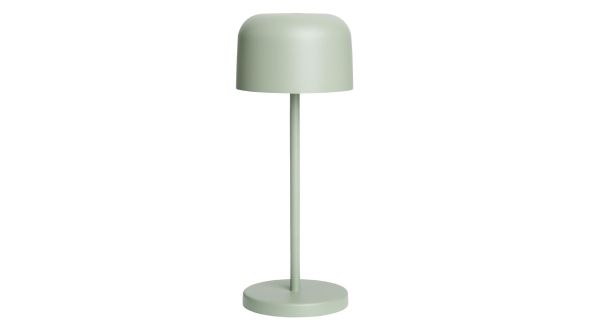 Olympia Siena Table Lamp Round Dome Sage 200mm C1005S-200A-CC GREEN GREY