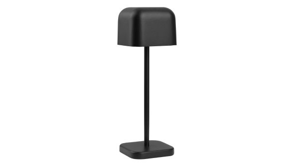 Olympia Lucca Table Lamp Squared Dome Black 200mm C1105S-200B-CC BLACK