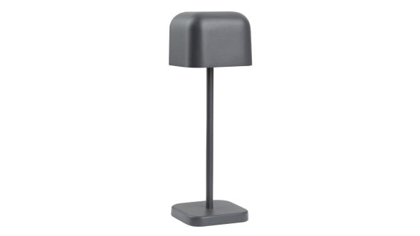 Olympia Lucca Table Lamp Squared Dome Grey 200mm C1105S-200B-CC GREY
