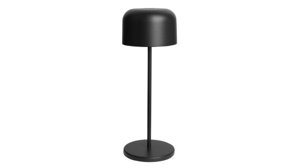 Olympia Siena Table Lamp Round Dome Black 300mm C1005-300A-CC BLACK