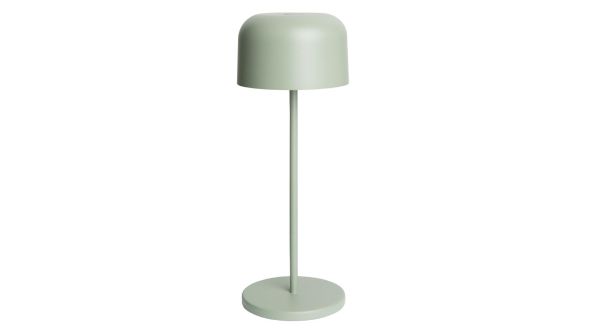 Olympia Siena Table Lamp Round Dome Sage 300mm C1005-300A-CC GREEN GREY
