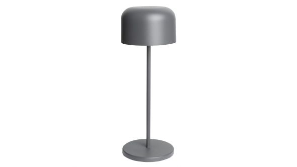 Olympia Siena Table Lamp Round Dome Grey 300mm C1005-300A-CC GREY