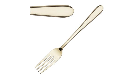Olympia Buckingham Table Forks Champagne Gold (12 Pack) 803212