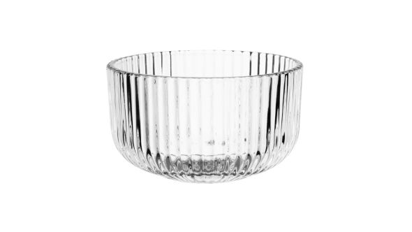 Olympia Round Ridged Glasses Snack Bowls (6 Pack) BB2723
