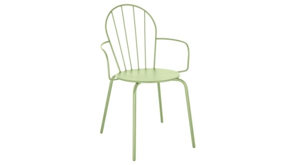 Bolero Bolero Adeline Arm Chair Light Green (4 Pack) HZ360