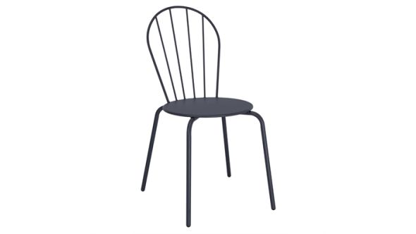Bolero Bolero Adeline Side Chairs Slate Blue (4 Pack) HZ361