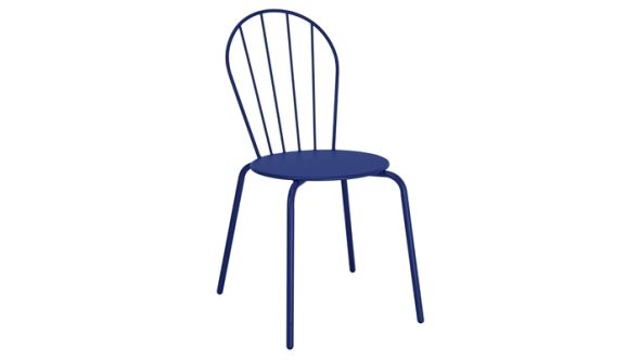Bolero Bolero Adeline Side Chair Dark Navy (4 Pack) HZ362