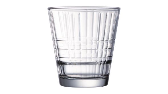 Arcoroc Stack Up Cross Old Fashioned Tumblers 260ml (24 Pack) X0392