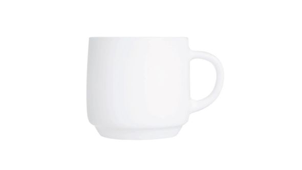 Arcoroc Intensity White Baril Cups 90ml (24 Pack) Q3631