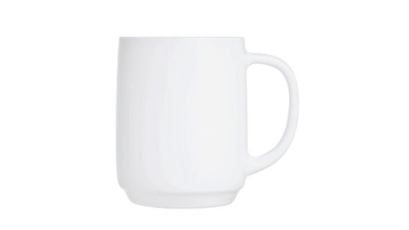 Arcoroc Intensity White Baril Mugs 290ml (24 Pack) Q3630