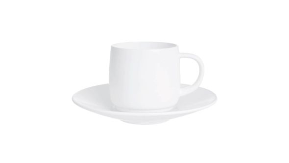 Arcoroc Intensity White Baril Saucers 154mm (24 Pack) Q6147