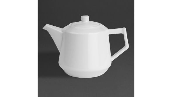 Olympia Whiteware Deco Teapots 820ml (2 Pack) RT0999-7.5-EI