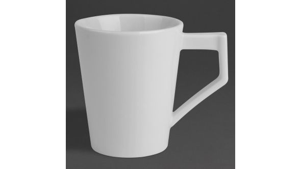 Olympia Whiteware Deco Cups 300ml (6 Pack) RC1404-4.75-EI
