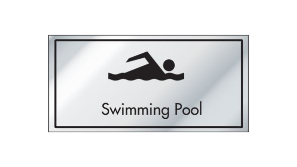 Swimming Pool Information Door Sign - ID009