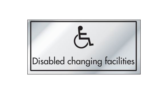 Disabled Changing Facilities Information Door Sign - ID010