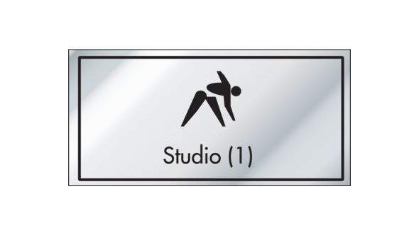 Studio 1 Information Door Sign - ID018