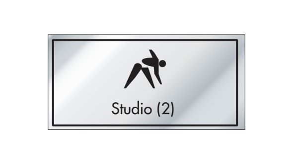 Studio 2 Information Door Sign - ID019