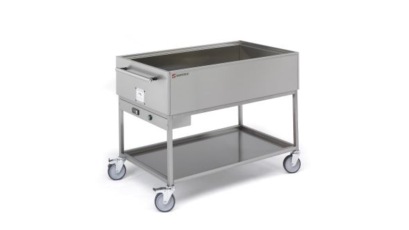Sammic trolley BMC-311 - 3 x GN 1/1 - 1200 x 640 x 900 mm Bain marie - 230V Single Phase