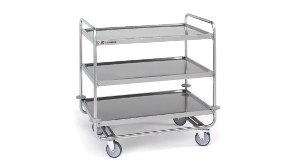 Sammic Extra strong transport trolley (3 shelves) - 1000 x 600 mm - CSR-310