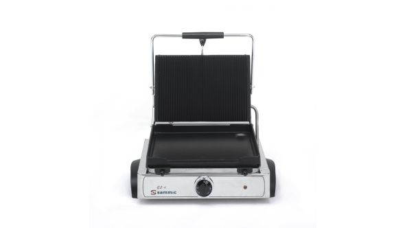 Sammic GRM-6 Single Contact Cast Iron Grill (ribbed- ribbed)