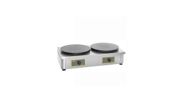 Roller Grill 400CDE Double Crepe Griddle - Electric
