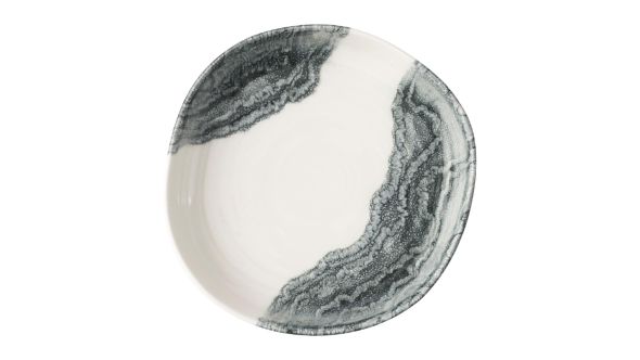 Churchill Tide Black Organic Walled Bowls 230mm (6 Pack) TDBKWOB21